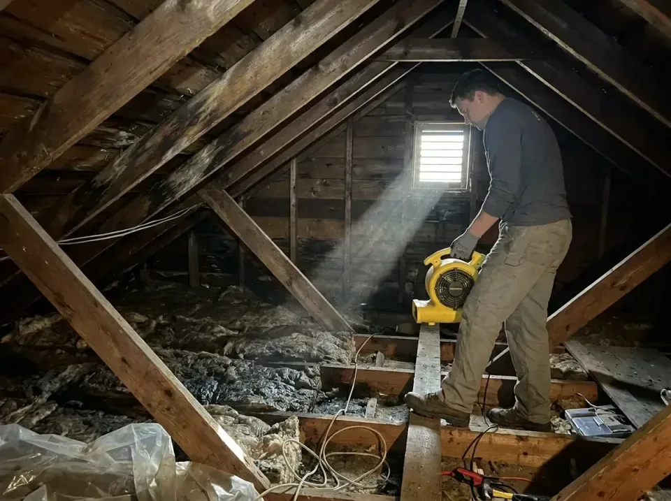 attic-water-damage-drying-proc-007 — frequently asked questions, Emergency Water Extraction & 24/7 Flood Response in Waycros…